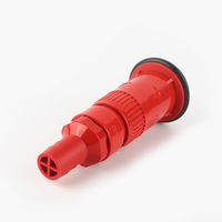Baru kedatangan 1 \ "merah selang api kumparan Nozzle fleksibel semprotan air plastik pistol untuk selang api