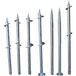 Sistema de Montaje Solar con Tornillo de Sujeción a Tierra, Poste de Acero Galvanizado en Caliente para Estructura de Soporte de Paneles Fotovoltaicos - Product Image 3