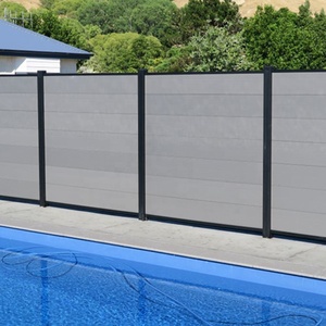 Recinzione in Composito Legno-Plastica dal Design Moderno per Canada e USA, Resistente alle Intemperie, Set Completo di Cancelli per <span class=keywords><strong>Privacy</strong></span> in Giardino, Recinzione WPC - Product Image 5