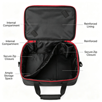 Sac de transport BSCI personnalisé pour double pédale de grosse caisse, étanche avec fermeture éclair, écologique et léger, pour instruments de musique