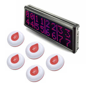 400D 4หรือ8กลุ่มจอแสดงหมายเลขแขกระบบการ<span class=keywords><strong>โทร</strong></span>ไร้สาย - Product Image 5