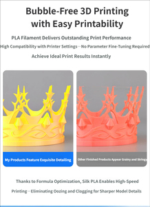 Filament PLA de haute qualité 1,75 mm Multicolore Flexible Impression 3D 1 kg Qualité alimentaire 240°C - Product Image 6
