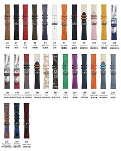 Bracelet en cuir 20mm 22mm pour Samsung Galaxy Active 2/<span class=keywords><strong>3</strong></span>/46mm/<span class=keywords><strong>42mm</strong></span>/S3/pour <span class=keywords><strong>Huawei</strong></span> <span class=keywords><strong>GT</strong></span>-2-Pro Bracelet montre 4 44mm 40mm - Product Image 2