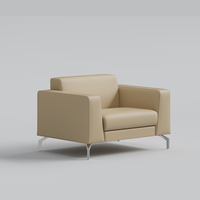 Canapé modulaire une place en tissu européen moderne de haute qualité pour bureau, hôpital, hôtel