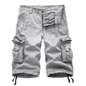 2024 nouveaux hommes <span class=keywords><strong>Camouflage</strong></span> Cargo Shorts solide sportif décontracté pantalon de travail ample grande taille tactique extérieur cordon <span class=keywords><strong>toile</strong></span> Logo - Product Image 3