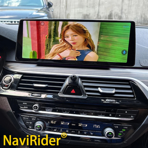 CarPlay Android Auto ขนาด 12.8 นิ้ว สำหรับ BMW ซีรีส์ 5 G30 G38 ปี 2018-2022 ระบบนำทาง GPS เครื่องเล่นมัลติมีเดีย วิดีโอ เครื่องเล่นวิทยุติดรถยนต์ - Product Image 1