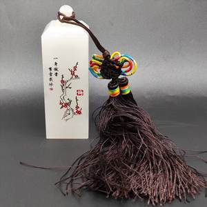 Top Seller Beautiful Folk Art Hand Made Luna White Calcite Stamp Sculpture Gemstones <b>Craft</b> For Art Collection - Product Image 1