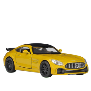 BobbieGoods WELLY 1:36 <span class=keywords><strong>Mercedes</strong></span>-<span class=keywords><strong>AMG</strong></span> GT R Modellino Auto in Plastica e Lega con Funzione Pull-Back, Veicolo Simulato da Esposizione, Regalo <span class=keywords><strong>Giocattolo</strong></span> - Product Image 3