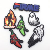 Joli patch en PVC personnalisé, logo brodé 3D en silicone, de haute qualité, durable, en caoutchouc, pour personnalisation