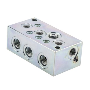 Fabrik hochwertiges cnc hydraulisches <span class=keywords><strong>Solenoid</strong></span>-Kartuschenventil verteilerblock hydraulisches Versprecherblock Monoblock-Ventil-Unterplatten - Product Image 5