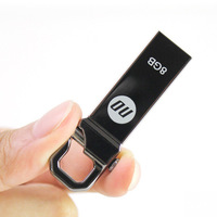 Memoria USB Personalizada Mini Metálica en Forma de Llave 32GB 16GB 128GB 3.0 de Gran Capacidad 64GB para HP