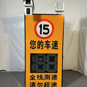 Customized Factory Road Traffic Radar Speed Sign Uae Solar Radar Speed Limit Sign LED Radar Speed Sign