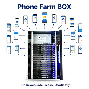 Caja de gestión de teléfonos móviles para Samsung: Control unificado de dispositivos y placas base con OTG - Product Image 1