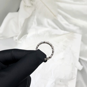 Bijoux pour femmes personnalisés plaqué or zircon cubique promesse d'éternité Dia Sterling Sier bague de fiançailles de mariage - Product Image 5