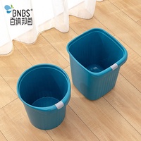 Poubelle rond et rectangulaire en plastique, poubelle de cuisine, vente en gros,