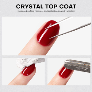 Esmalte de uñas de larga duración brillante de alto brillo KG barril no <span class=keywords><strong>amarillo</strong></span> sin limpiar brillo diamante mate capa superior capa Base botella de lámpara LED - Product Image 4