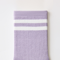 Chaussettes Pilates personnalisées Hommes Femmes Chaussettes en coton de couleur multi-solide Chaussettes de danse Pilates rayées antidérapantes personnalisées et douces à la mode
