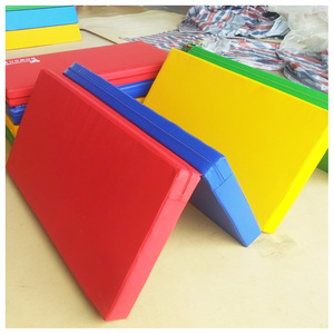 Trọng lượng nhẹ có thể gập lại PVC & EVA Thể dục dụng cụ mat với xử lý 4 lớp bảo vệ dễ dàng mang theo du lịch thân thiện trong nhà tập thể dục mat - Product Image 1