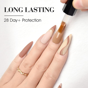 طلاء أظافر جل جديد - بجودة الصالونات، تأثير كروم مطفي هلامي، يجف بالأشعة فوق البنفسجية/LED، غير سام للبيع بالجملة ومستلزمات صالونات الأظافر - Product Image 2