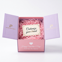 Boîte cadeau pour mariage, boîte cadeau haut de gamme, boîte de demande en mariage pour demoiselle d'honneur, boîte pliante avec couvercle rigide magnétique