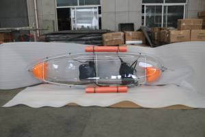 Kayak transparent léger en HDPE rigide de luxe pour la navigation sportive en plein air, nouveau design - Product Image 3