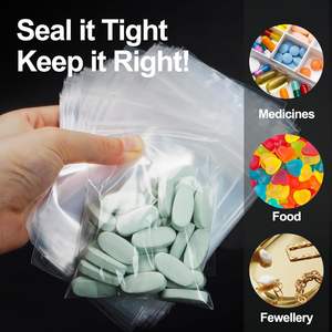 Vente en gros de matériaux recyclés de qualité supérieure fermeture éclair sacs d'emballage en plastique pour les collations supermarché exposition tailles personnalisables couleurs - Product Image 6