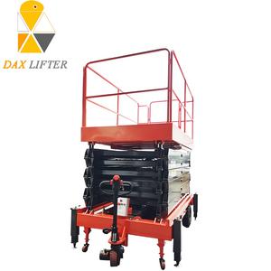 Plataforma DE TRABAJO elevadora Plataforma de trabajo aéreo de 14 metros Elevador de tijera semieléctrico - Product Image 3