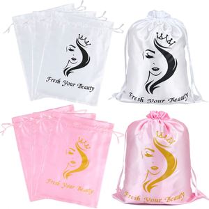 Sac d'emballage de luxe personnalisé pour accessoires capillaires, sac pour extensions de cheveux sans quantité minimale de commande pour usage domestique - Product Image 1
