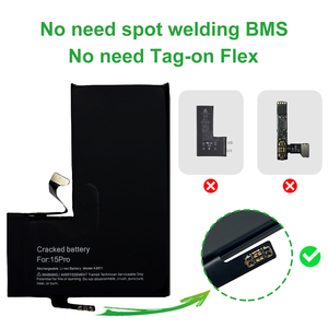 <span class=keywords><strong>แบ</strong></span><span class=keywords><strong>ต</strong></span>เตอรี่ลิเธียมโพลิเมอร์คุณภาพสูง OEM สำหรับ iPhone 15 Pro <span class=keywords><strong>แบ</strong></span><span class=keywords><strong>ต</strong></span>เตอรี่ถอดรหัส สุขภาพ<span class=keywords><strong>แบ</strong></span><span class=keywords><strong>ต</strong></span>เตอรี่ 100% แก้ปัญหา Popup ซ่อมแซมแบตเตอรี่โทรศัพท์ <span class=keywords><strong>ราคา</strong></span>ดี มีใบรับรอง CE - Product Image 4