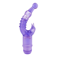 Aphrodisia Kristall-Stimulator Frecher Delfin TPE Wasserdichter Mehrstufiger Persönlicher Massagestab für die Vagina Batteriebetrieben