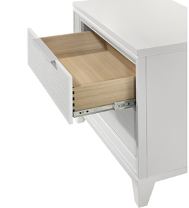 Modern Luxury Bedroom Furniture Minimalist Wood <b>Frame</b> King <b>Queen</b> <b>Size</b> <b>Beds</b> with 2 Pcs Fabric Nightstands for Home Living Room - Product Image 6