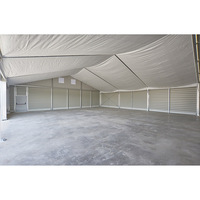 Tente de stockage en PVC imperméable 30 x 100 m avec structure en aluminium robuste pour entrepôt