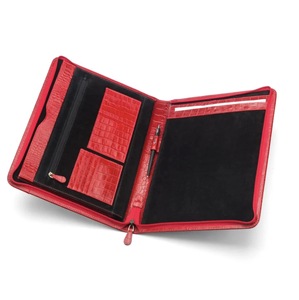 <span class=keywords><strong>2025</strong></span> Chất lượng cao PU da danh mục đầu tư hội nghị nén A4 notepad bút Trường hợp với máy tính bảng padfolio tập tin Túi - Product Image 2