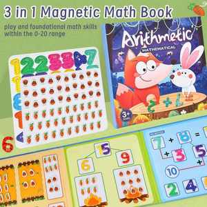 Outil éducatif pour l'apprentissage des symboles, matériel pédagogique pour la maternelle, livre de nombres magnétiques - Product Image 3