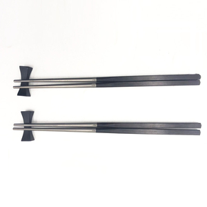 TITO Hot Sale Chopsticks Non-stainless steel metal titanium and wood splicing chopsticks Sushi Chopsticks