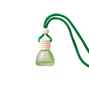 8ML Empty Round Frost Glass <b>Car</b> Air Freshener Bottle with Screw Cap 8ml Refillable Perfume <b>Diffuser</b> for Home <b>Fragrance</b> - Product Image 4