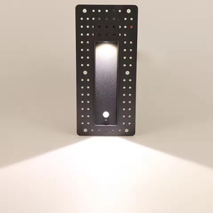 <span class=keywords><strong>Luz</strong></span> Nocturna Inteligente LED de 3W con Sensor de Movimiento para Interiores, Escaleras, Vestíbulos y Esquinas, Empotrada, sin Marco, para Escalones - Product Image 3