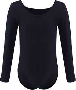Maillot de Ballet Tipo Camisola para Niñas – Maillot de Danza de Algodón Suave con Tirantes Ajustables y Forro Completo en la Parte Delantera - Product Image 3