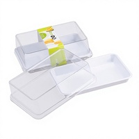 Boîte à gâteau Yingshidun, célèbre sur Internet, pour Mille-feuille et Mousse de Durian, en PET transparent rectangulaire, pour vente à emporter