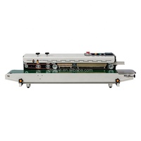 Scelleuse à bande horizontale électrique FRD1200C à encre solide continue pour machine de scellage de sacs PE, imprimante de codes, vêtements, produits chimiques