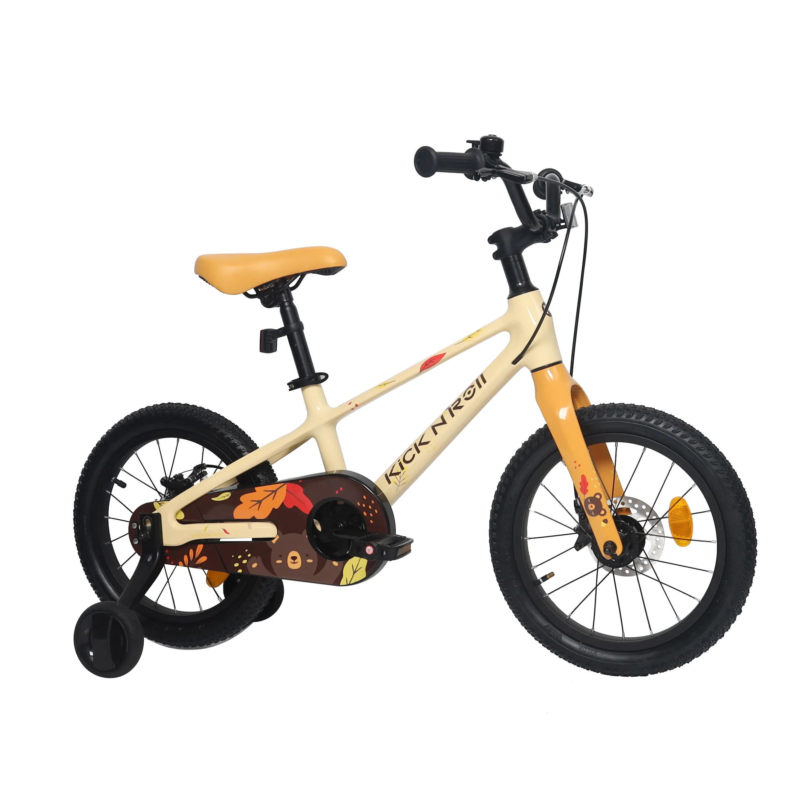 MAXXPRO 16" จักรยานเด็ก จักรยานเด็ก Velo Enfant แมกนีเซียมอัลลอยด์จักรยานเด็กสําหรับ 4-8 ปี