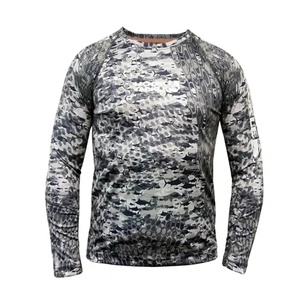 Sublimation 100 Polyester Spandex Fishing Jersey Shirts Upf50+ Fly Fishing Shirt - Product Image 3