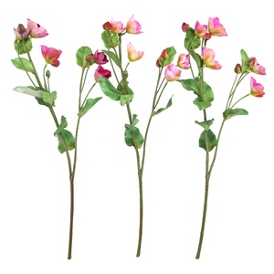 Tige d'hélebores artificielle de 53 cm de long, décoration, faux spray d'hélebores - Product Image 3