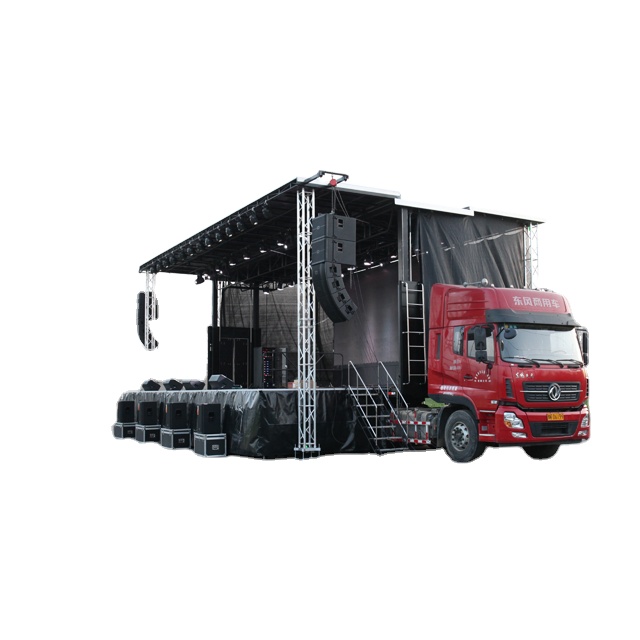 Передвижной грузовик для случайного Hall S455 Semi Trailer передвижная сцена с системой освещения и звука