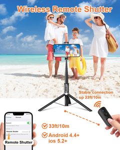 <span class=keywords><strong>Selfie</strong></span> Stick 67 Inch/1.7 Meter Ảnh Tự Sướng Stick Tripod Quà Tặng Cho Phụ Nữ Menportable Điện Thoại Di Động Tripod Đứng Không Dây Từ Xa Màn Trập - Product Image 4