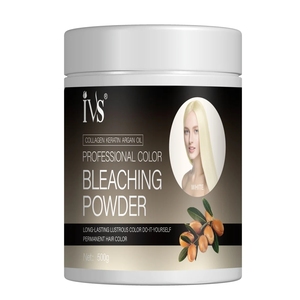 Polvo de <span class=keywords><strong>color</strong></span> de queratina IVS para el cabello 500g Polvo blanqueador de <span class=keywords><strong>color</strong></span> verde Pavo Real - Product Image 6