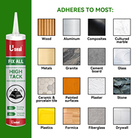 Pas de clous liquide universel Construction saisir fenêtre porte forte haute adhérence étanche MS hybride polymère adhésif mastics colle