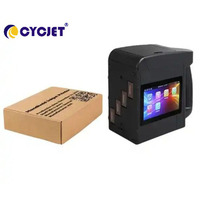 Impresora de Inyección de Tinta Portátil S88-4L TIJ de Formato Ancho de 50 mm, Impresora de Inyección de Tinta Multicolor para Bolsas de Papel y Cartón