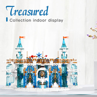 Mould King 11010 le modèle de palais de glace MOC, kits de briques DIY, jouets éducatifs, cadeaux de Noël pour enfants, ensembles de blocs de construction