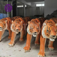 Lámpara LED 3D de Tigre Grande, Personalizada, Impermeable IP65, de Resina y Fibra de Vidrio, para Exteriores, Bodas, Festivales, Iluminación de Jardín, Paisajismo Navideño
